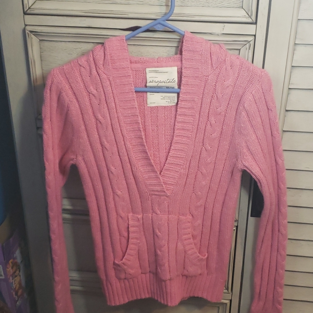Pink aeropostale sweater
